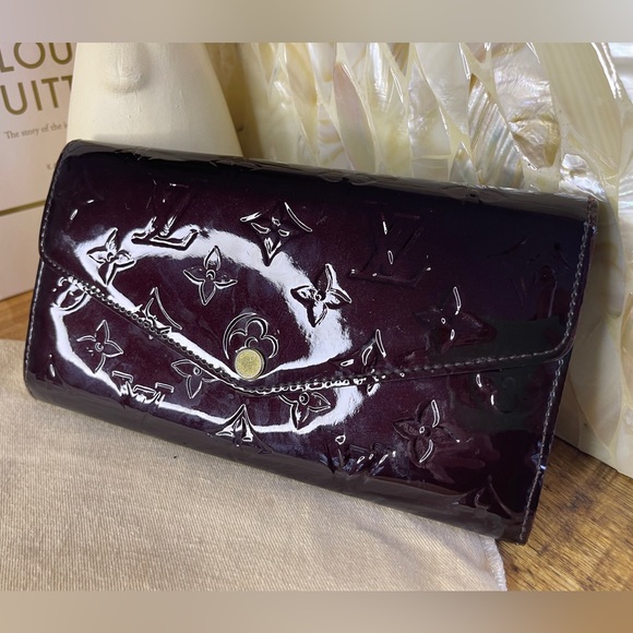 LV Louis Vuitton Vernis Portefeuille Sarah Long Wallet - Picture 14 of 14